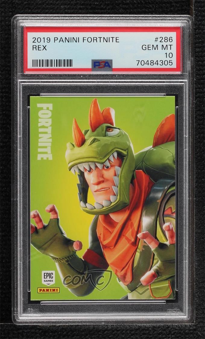 2019 Panini Fortnite Rex #286 PSA 10 GEM MT vg8