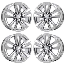 18" Lexus LS460 PVD Bright Chrome-C Wheels Rims Factory OEM 74283 2013-2018