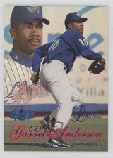 1998 Flair Showcase Row 2 Legacy Collection 92/100 Garret Anderson #83 0e5c
