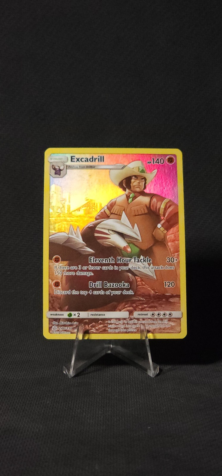 Excadrill (Secret) 246/236 Sm-Cosmic Eclipse Holo NM