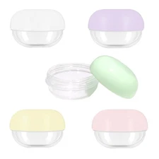 5 Pcs 10ml Small Travel Containers - Convenient Travel Jars for Creams, Travel
