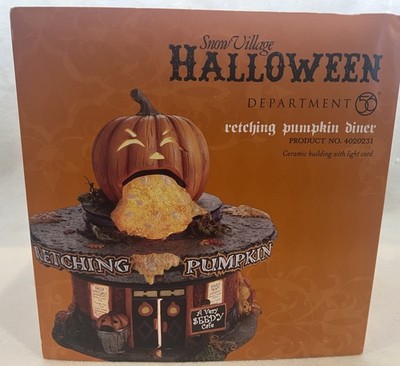 Dept 56 Snow Village Halloween ''Retching Pumpkin Diner'' #4020231