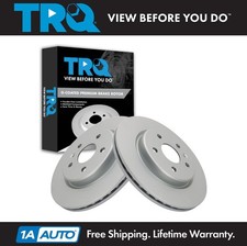 TRQ Rear Brake Rotors Set For 2021-2023 Buick Envision 2019-2024 Cadillac XT4