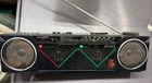 Sony CFS-W50 Boombox Double Cassette AM/ FM  Black Parts Or Repair