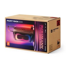    JBL PartyBox 330 IPX4 Wireless Bluetooth Illuminated Party Speaker Black   
