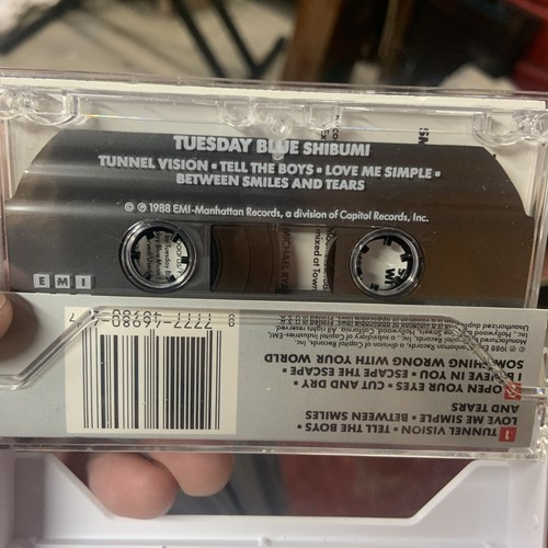 Shibumi by Tuesday Blue (Cassette Tape 1988) Tested Irish Rock New Wave Rare OOP - Picture 4 of 5