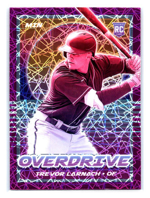 2021 Panini Chronicles #23 Trevor Larnach Overdrive Purple Velocity
