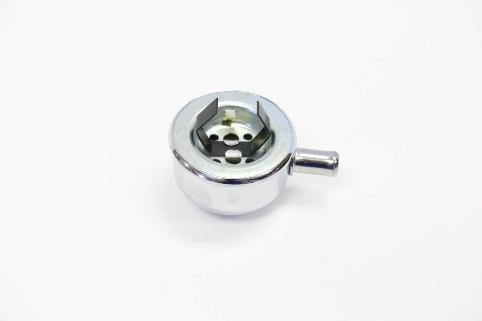 Chevy Chrome Oil Filler Tube & Breather with Tube Intake Manifold SBC