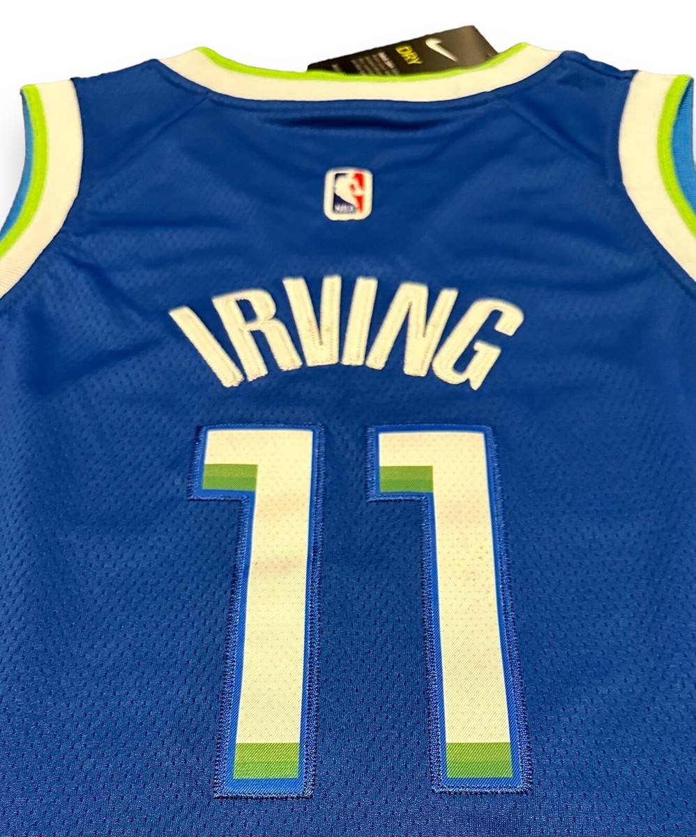 Youth Kyrie Irving Dallas Mavericks Blue City Edition Nike