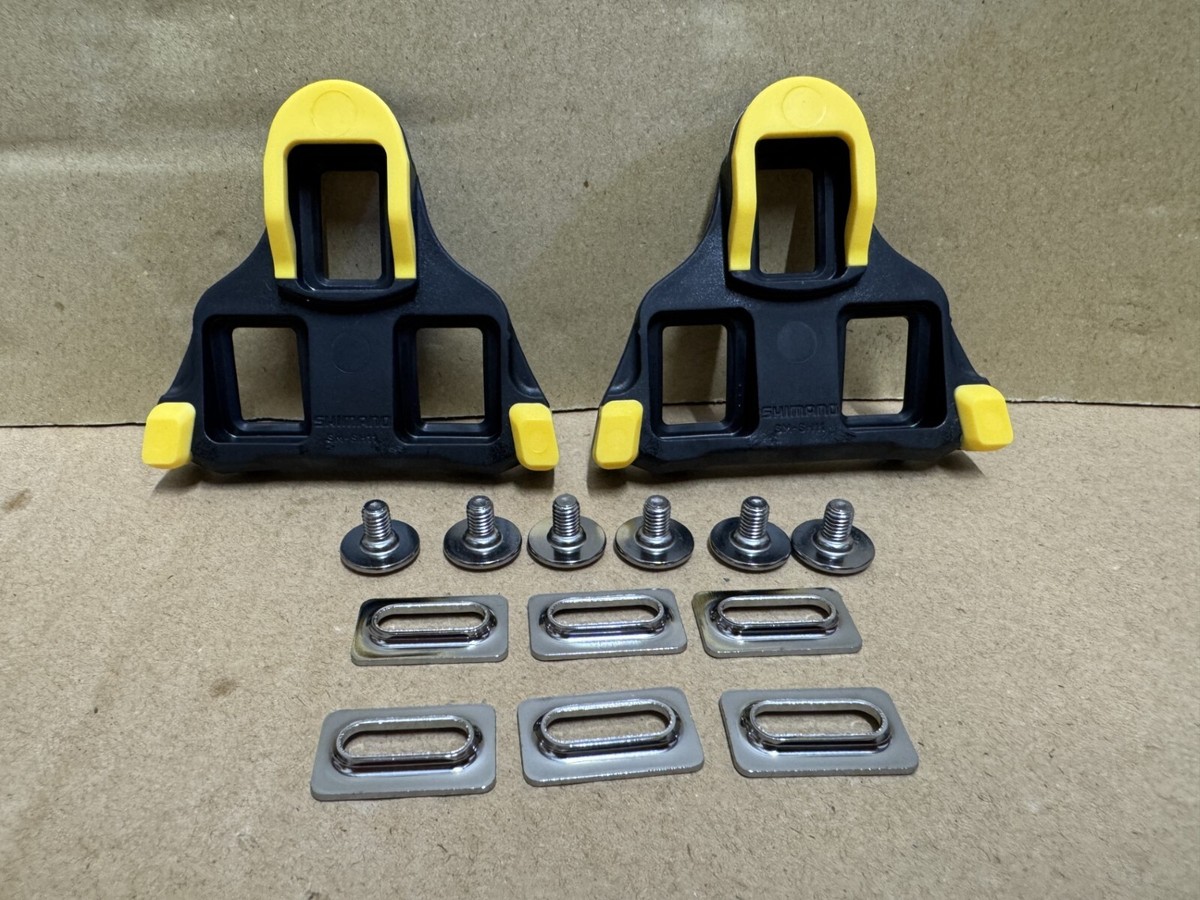 Cleat Set Spd Yellow Cleats Shimano SM-SH11 SPD-SL Road Cleat Set