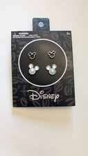 Disney Mickey Mouse Post Earrings HER Accessories-2 PAIR-NEW