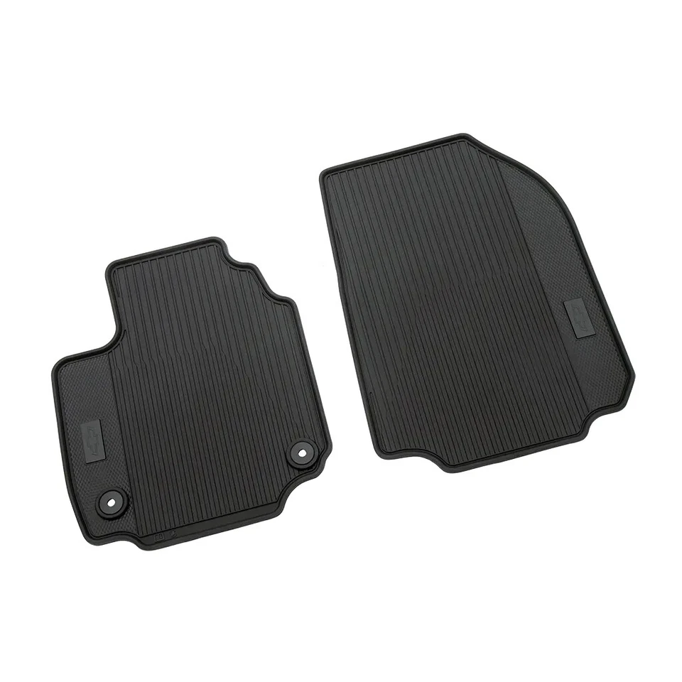 Alfombrillas Chevrolet Equinox Premium 2025 para todo tipo de clima 26406538 negras con logotipo OEM Foto 3 de 3