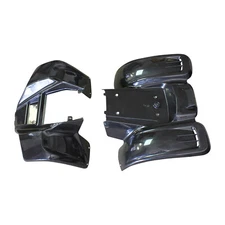 Kazuma Meerkat Front and Rear Fender Set Plastic Redcat 50CC ATV BLACK