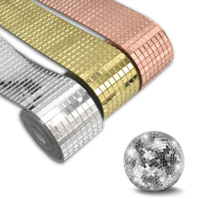 Disco Ball DIY Glass Mirror Stickers Wall Stickers Self-adhesive Home Wall De-lk
