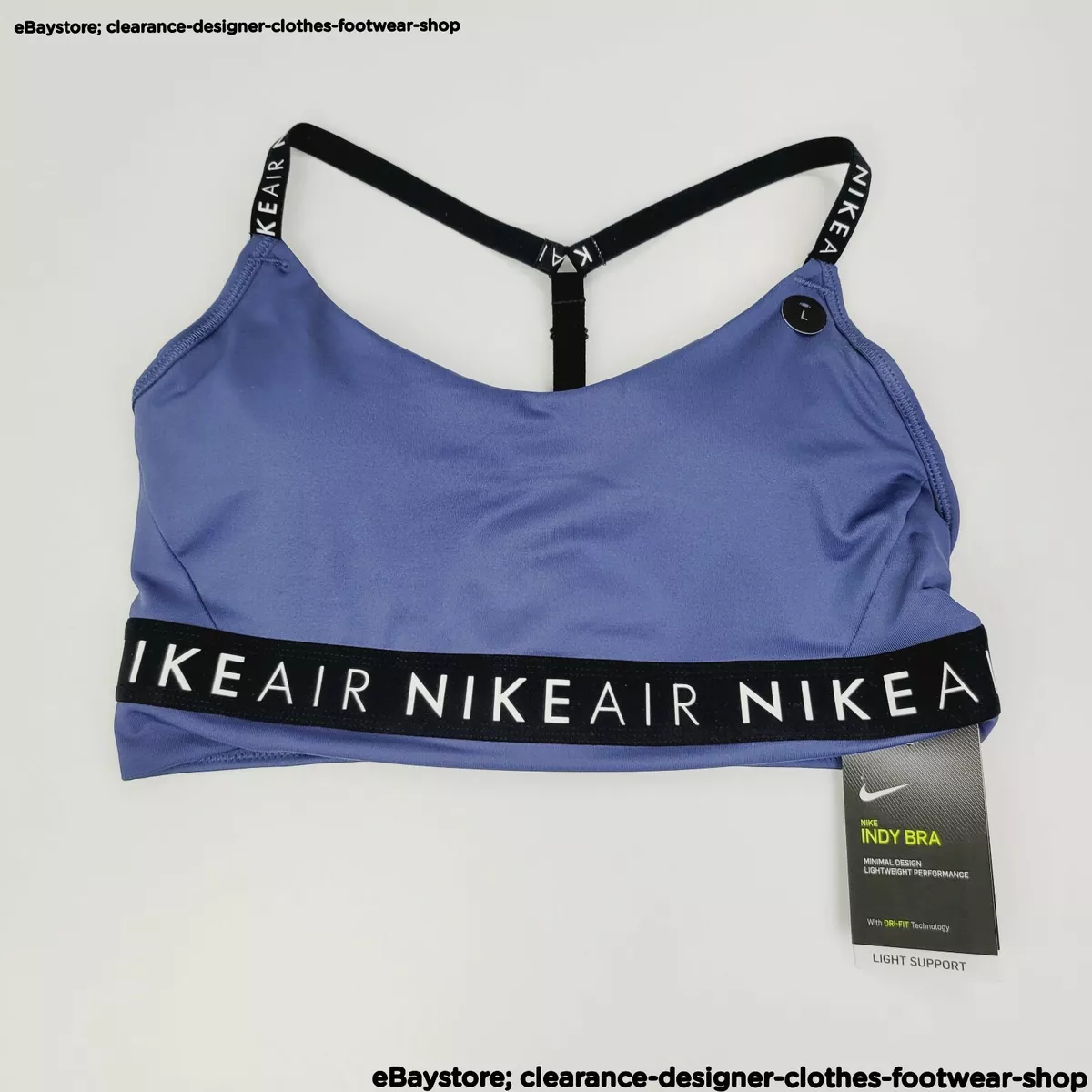 Nike, Intimates & Sleepwear, Nike Air Indy Grx Bra Black Baby Pink Size S