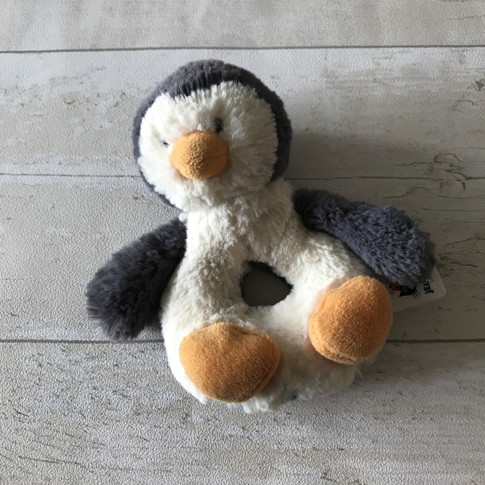 Jellycat Pippet Penguin Grabber - Baby Plush Soft Toy Rattle