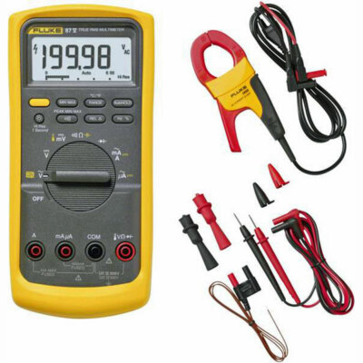 Fluke 87V Imsk Kit Multimeter Mit Klemme Amperemeter
