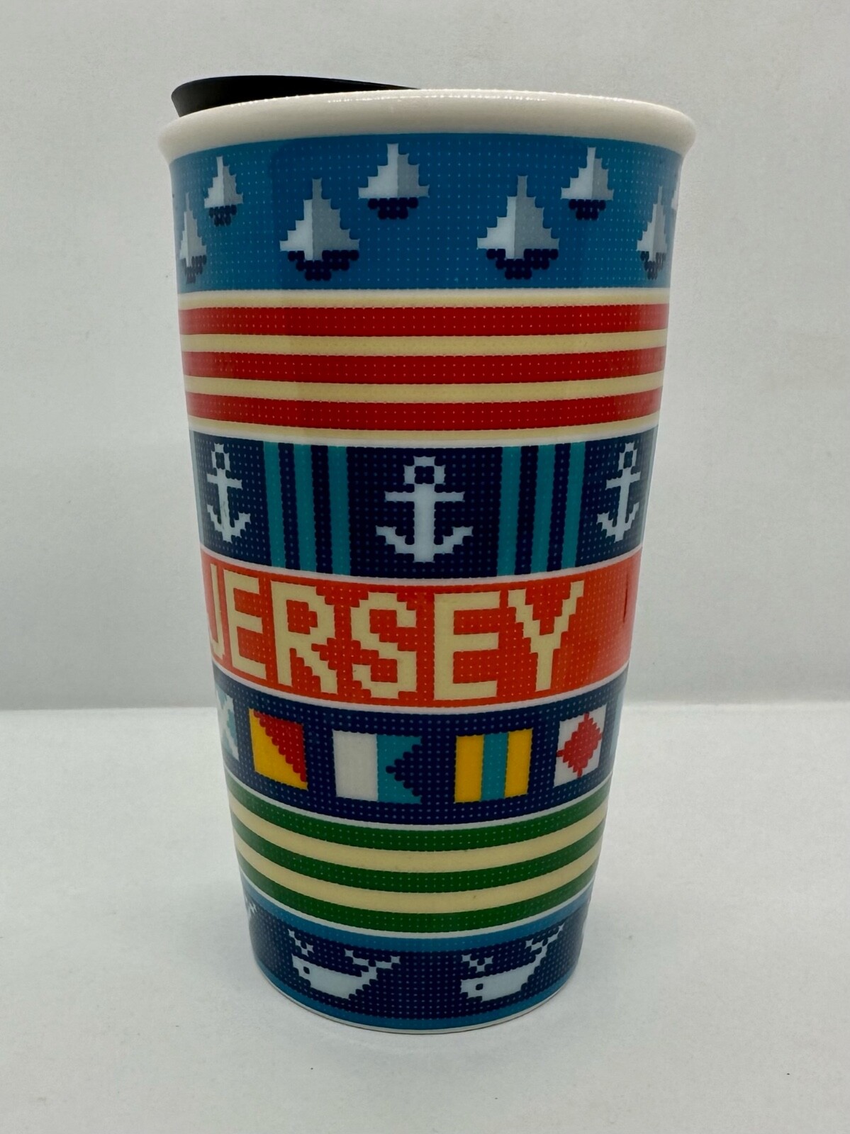 Starbucks New Jersey Ceramic Travel Tumbler 12oz Mug Cup eBay