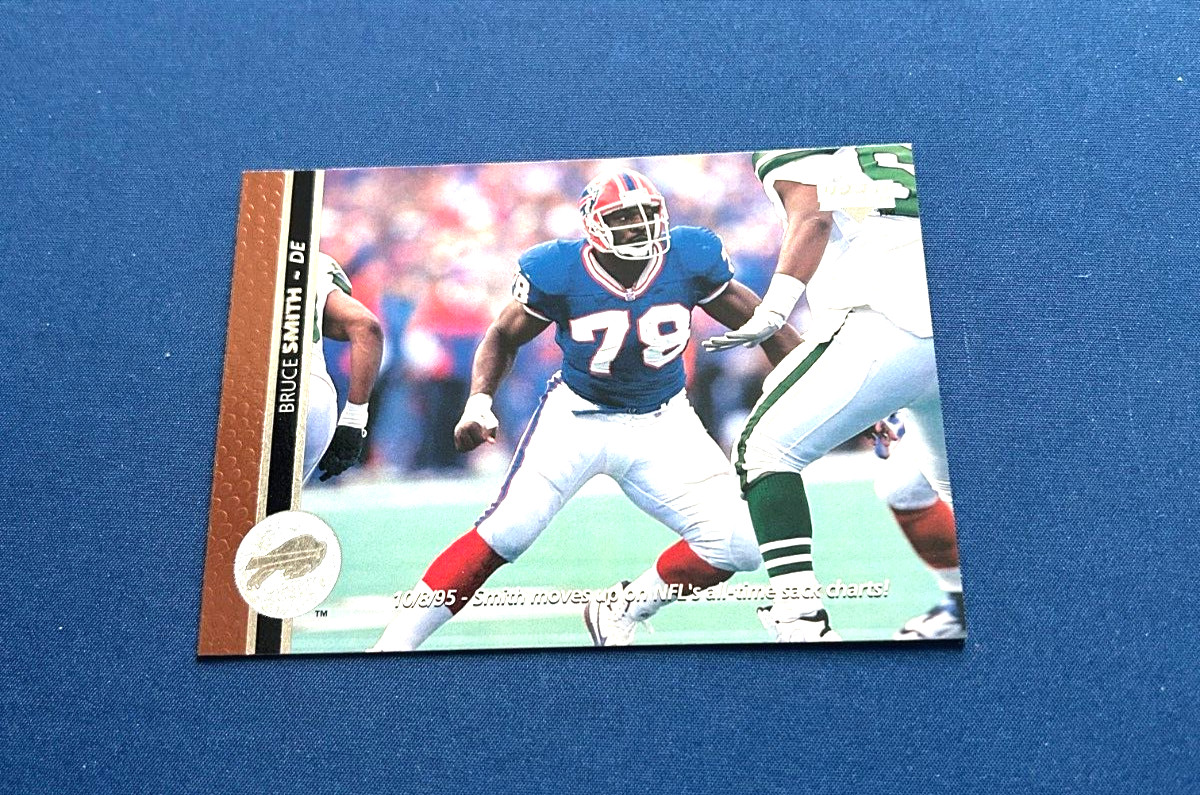 1996 Upper Deck Football Bruce Smith #154 HOF Set Break NM
