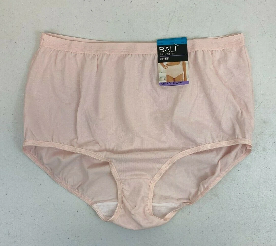 Bali Women's Stretch Brief Panty Silken Pink Size 2XL 