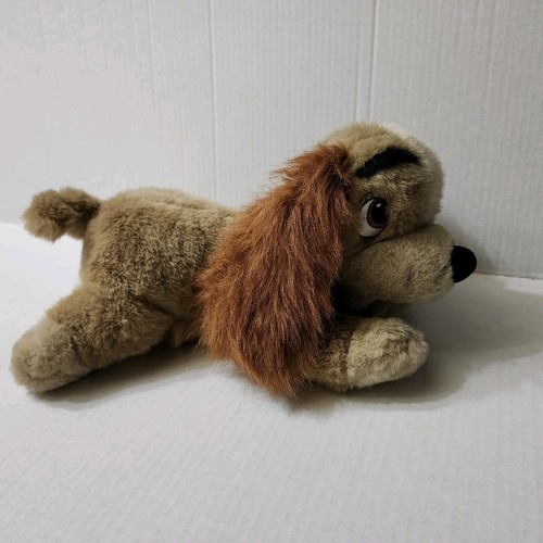 Disney Store Lady und Tramp Plüschdame 12 Zoll liegendes Stofftier