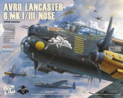 Border Models 1:32 Avro Lancaster B Mk.I/III Nose w/Full Interior KIT#BF008~NEW