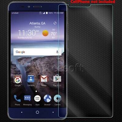 Clear 9H+ Tempered Glass Screen Protector for Cricket ZTE Blade X Max Z983