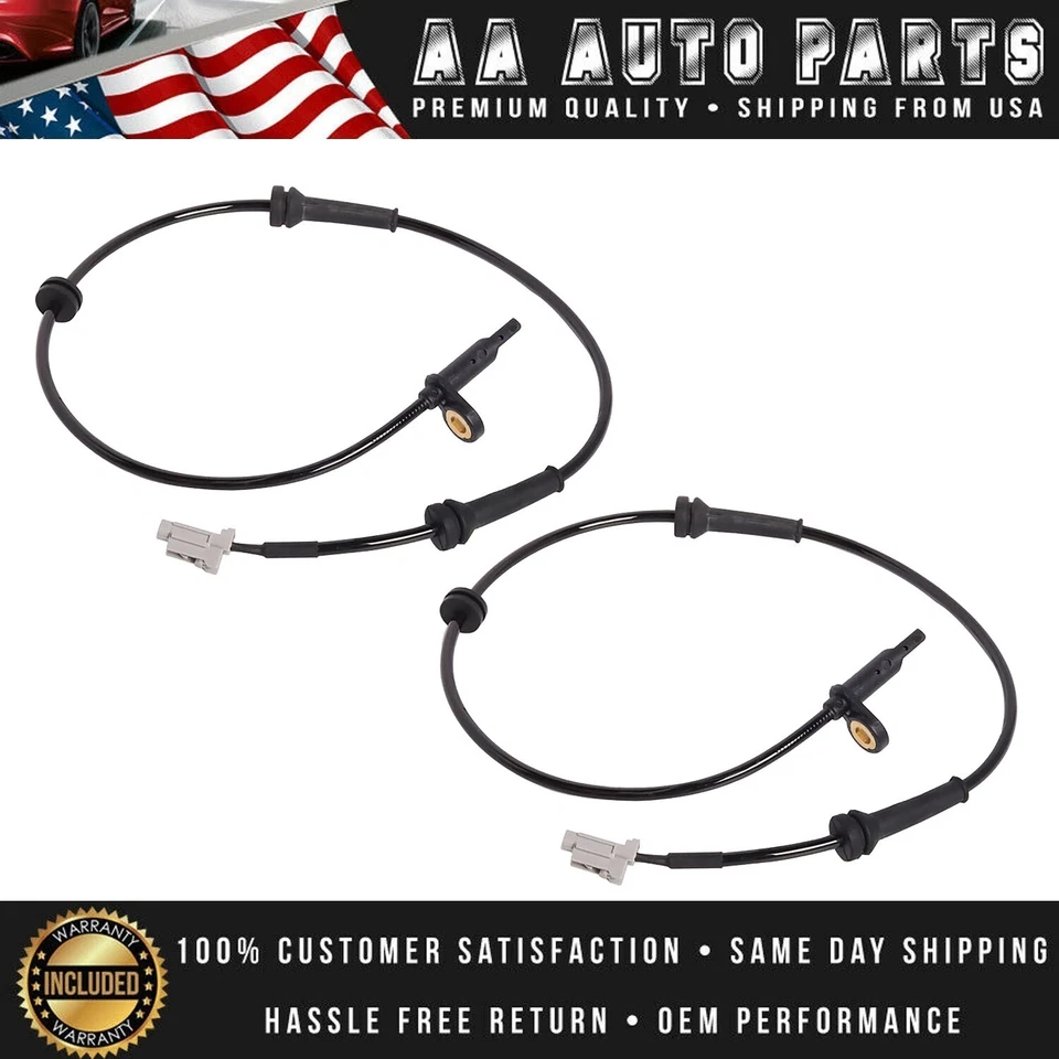 Sensor de velocidad de rueda ABS delantero y trasero 4 piezas para Nissan X-Trail 2007-2013 2,5 L Foto 2 de 4