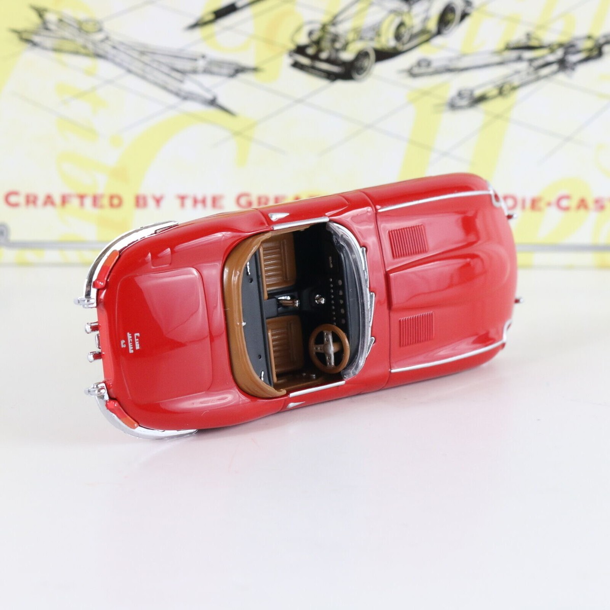 JAGUAR TYPE E Série 1 3.8L cabriolet Rouge occasion - 84 500 € - 160