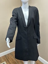 LEON MAX "limited edition" tuxedo style duster