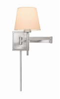 60 W Standing Light Floor Lamp Brushed Nickel Swing Arm Sconce Home Bed Door 60 W Standing Light Floor Lamp Brushed Nickel Swing Arm Sconce Home Bed Door
