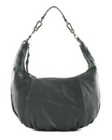 Fredsbruder Nida Hobo Bag Schultertasche Tasche Antracite Anthrazit HellgrüN Neu