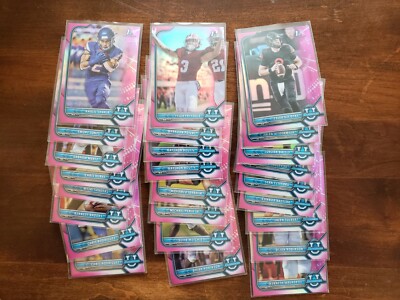 2021-22 Bowman University Pink Chrome Refractor 1st Bowman U *Pick Your Card*