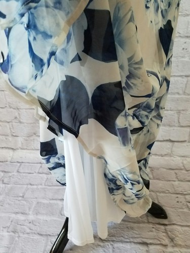 Show Me Your Mumu Size Small (S) Maxi Dress Logan Lace-Up Floral Blue NWT $180 - Picture 5 of 9