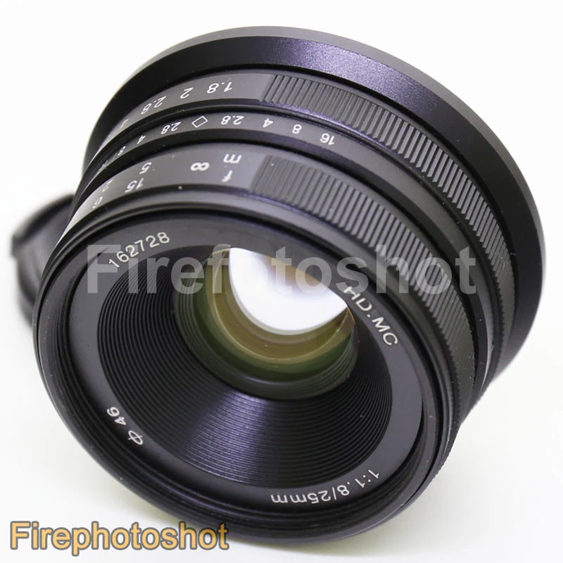Pixco 25mm f/1.8 HD.MC manual APS-C lens for Sony E mount NEX A6300 A6500 A5100 - Image 3 of 4