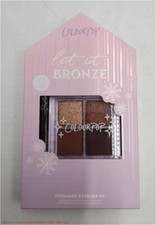ColourPop Quad Eyeshadow Palette with Creme Gel Liner Kit - Let It Bronze