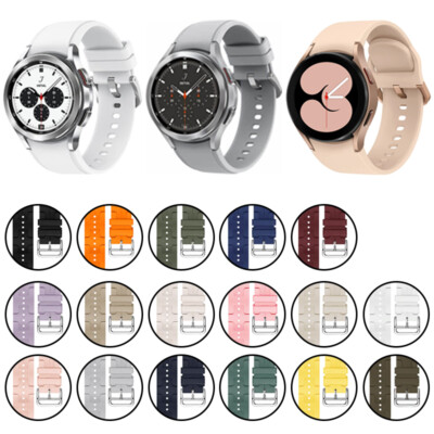 Silicone Band Strap For Samsung Galaxy Watch 4 5 5 Pro 6 40/42/43/44/45/46/47mm