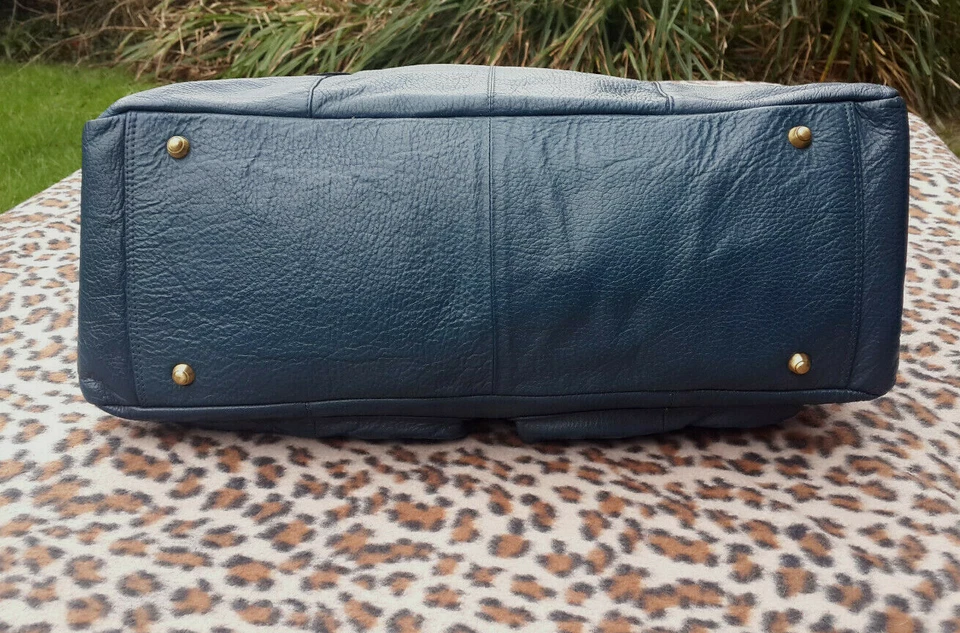  TOMMY & KATE blue teal leather bag  - Image 4 of 4