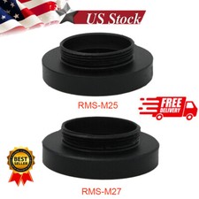Microscope Objective Adapter Ring M25 M27 to RMS Thread for Microscope New