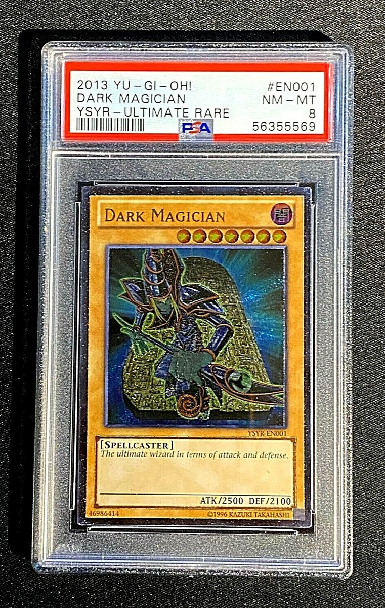 Dark Magician  2013 Yu-Gi-Oh! PSA 8 NM/MT ULTIMATE RARE Dark Magician YSYR-EN001