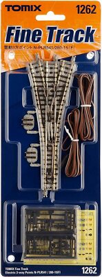 TOMIX Spur N Elektro 3-Wege Weiche N-PLR541 / 280-15 F 1262 M
