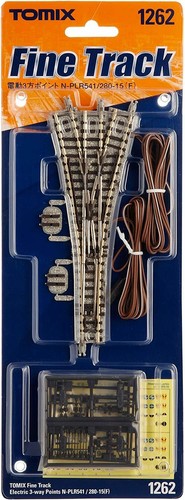 TOMIX N calibre eléctrico punto de 3 vías N-PLR541 / 280-15 F 1262 M | Zustand: Nuevo