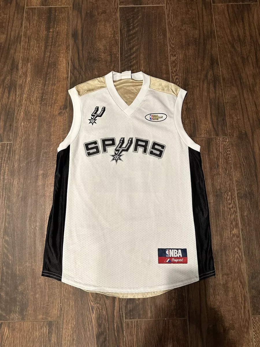 Tim Duncan San Antonio Spurs White Jersey