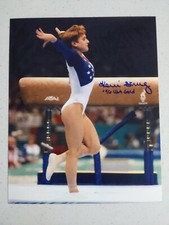 KERRI STRUG Signed USA 1996 Olympics 8x10 Photo Gymnastics Vault Autograph COA A