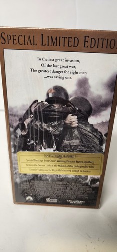 ORIGINAL FACTORY SEALED 2 VHS TAPE SAVING PRIVATE RYAN SPECIAL LIMITED EDITION - Picture 4 of 10