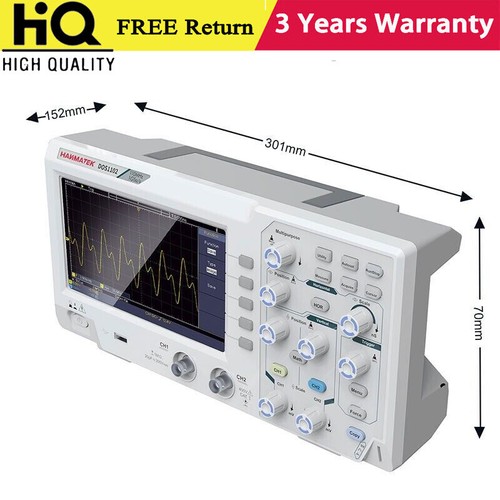 DOS1102 Digital Oscilloscope 110M Bandwidth Portable Dual Channel Oscilloscope - Picture 3 of 3