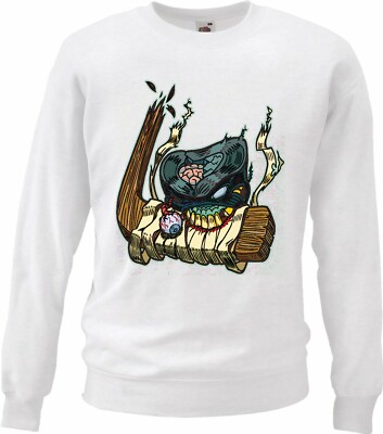 Sweatshirt MONSTER BEIST IN EISHOCKEYSCHLÄGER EISHOCKEY EISHOCKEYSPIELER