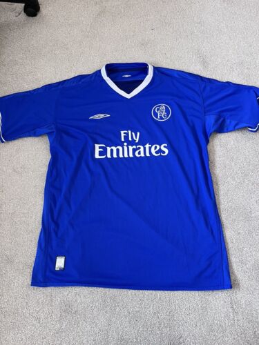 Chelsea 2004 2005 Home Football Shirt Extra Large Umbro Jersey Immaculate - Afbeelding 1 van 5