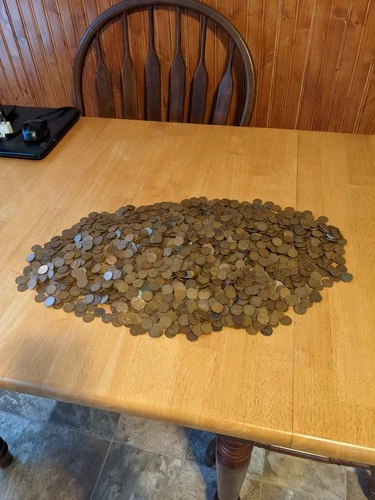 3000 Lincoln Wheat Cent Bulk Lot Circulated Pennies 1909-1958 P/D/S