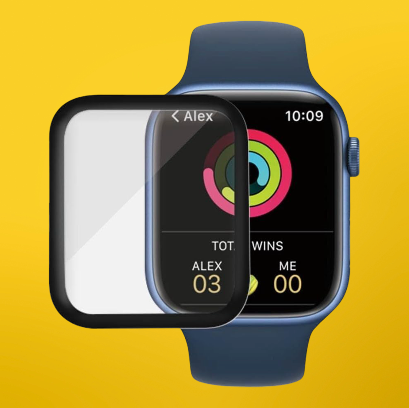 PanzerGlass® Apple Watch Series 9 | 8 | 7 | 45mm | Screen Protector Glass
